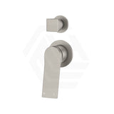 Aquaperla RUSHY Solid Brass Wall Mixer with Diverter Round Cover Plate Variant Colour Available