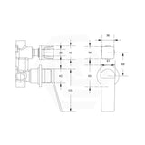 Aquaperla RUSHY Solid Brass Wall Mixer with Diverter Round Cover Plate Variant Colour Available