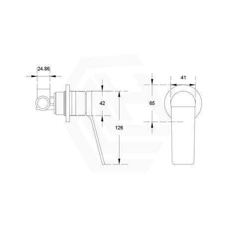 Aquaperla RUSHY Round SS304 Wall Mixer with 65mm Cover Plate Variant Colour Available