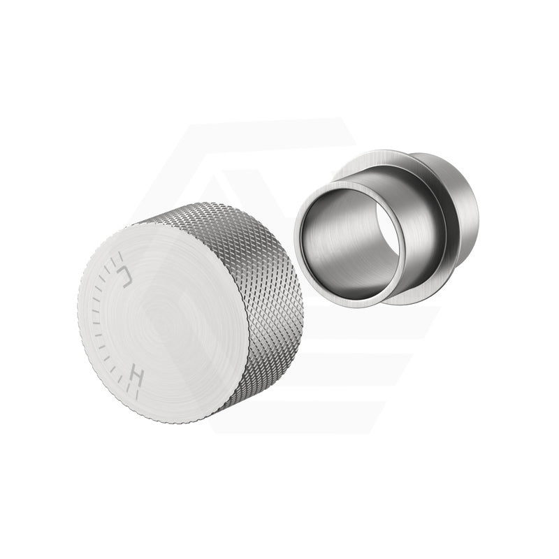 N#1(Nickel) Aquaperla Brass Progressive Brushed Nickel Handle For Bathtub And Basin Mixer Handles