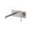 N#1(Nickel) Aquaperla Caddence Brushed Nickel Wall Mixer With Spout Mixers With