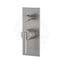 N#1(Nickel) Aquaperla Caddence Brushed Nickel Wall Mixer With Diverter Mixers With