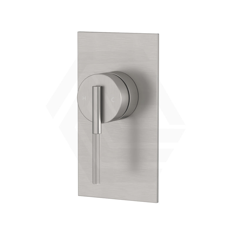 N#1(Nickel) Aquaperla Caddence Brushed Nickel Wall Mixer Mixers