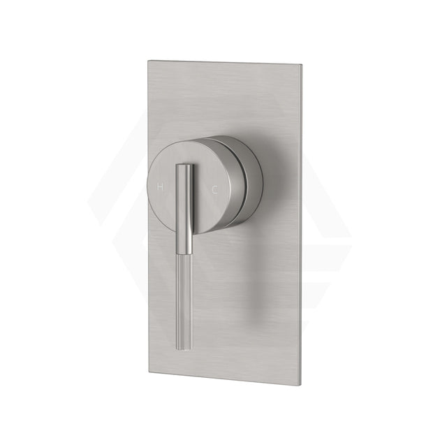 N#1(Nickel) Aquaperla Caddence Brushed Nickel Wall Mixer Mixers