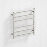 Aquaperla 674x620x120mm Square Electric Heated Towel Rack 6 Bars Colours Available