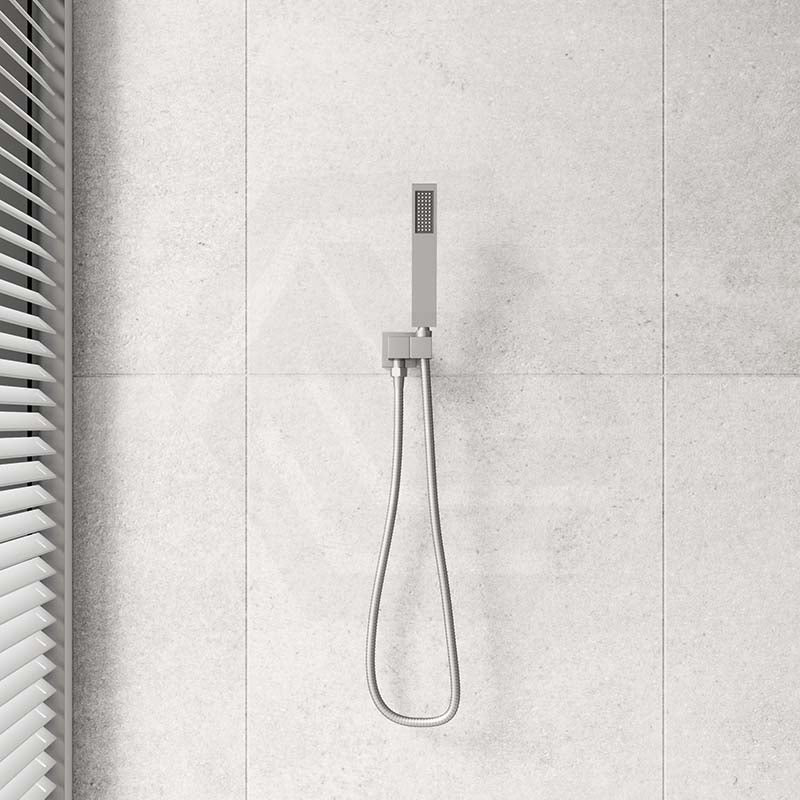 Aquaperla Square Single Function Handheld Shower with Wall Bracket Set Variant Colour Available