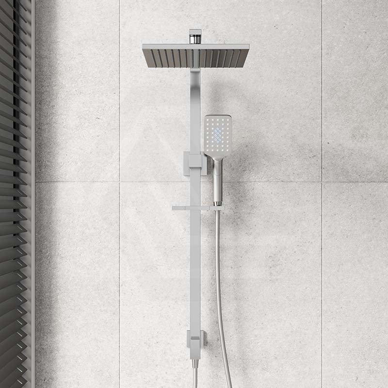 Aquaperla 10 inch 250mm Square Twin Shower Station Top Inlet with 3 Functions Handheld Variant Colour Available