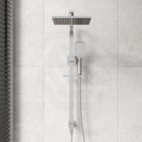 Aquaperla 10 inch 250mm Square Twin Shower Station Top Inlet with 3 Functions Handheld Variant Colour Available