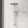 Aquaperla 10 inch 250mm Square Twin Shower Station Top Inlet with 3 Functions Handheld Variant Colour Available