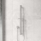 Aquaperla Square Single Shower Rail with PVC Water Hose & Wall Connector Only Variant Colour Available