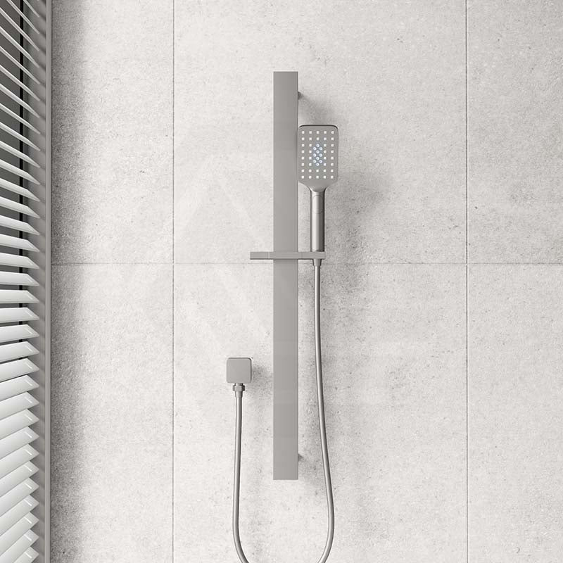 Aquaperla Square Sliding Shower Rail with 3 Functions Handheld Shower Set Variant Colour Available