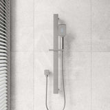 Aquaperla Square Sliding Shower Rail with 3 Functions Handheld Shower Set Variant Colour Available
