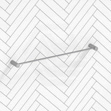 N#1(Nickel) Aquaperla 600Mm Round Brushed Nickel Single Towel Rail Stainless Steel Rails