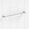 N#1(Nickel) Aquaperla 600Mm Round Brushed Nickel Single Towel Rail Stainless Steel Rails