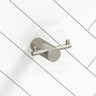 N#1(Nickel) Aquaperla Round Brushed Nickel Stainless Steel Robe Hook Wall Mounted Hooks