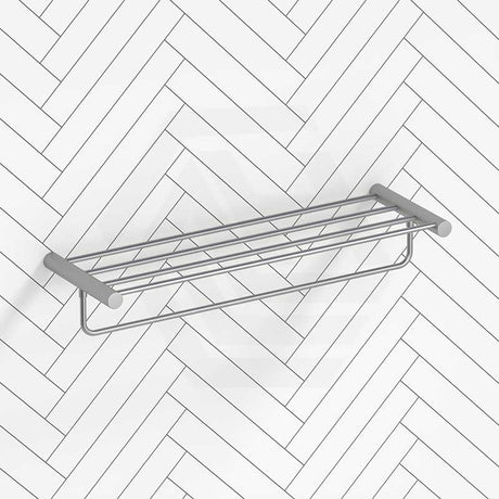 N#1(Nickel) Aquaperla 600Mm Brushed Nickel Towel Rack Stainless Steel Racks