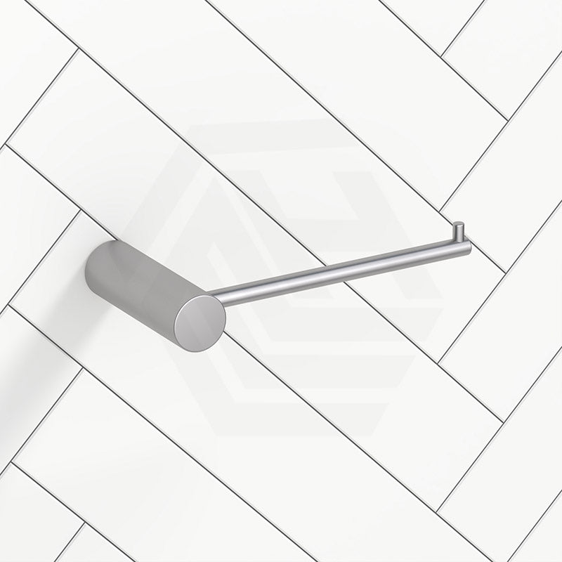 N#1(Nickel) Aquaperla Round Brushed Nickel Toilet Paper Holder Stainless Steel Wall Mounted Holders