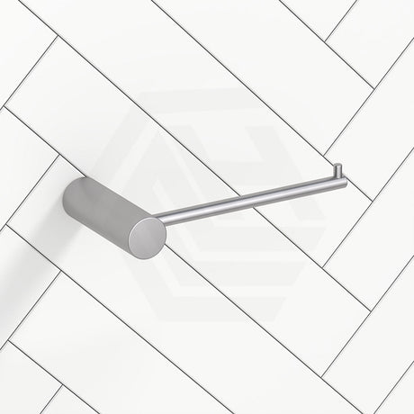 N#1(Nickel) Aquaperla Round Brushed Nickel Toilet Paper Holder Stainless Steel Wall Mounted Holders