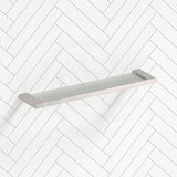 Aquaperla VOG Series Glass Shelf Brushed Brass/Brushed Nickel/Gun Metal Grey