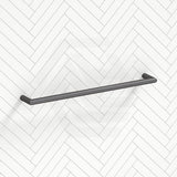 Aquaperla 780mm Round Horizontal Electric Heated Towel Rack Single Bar Stainless Steel Variant Colour Available