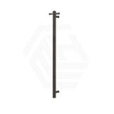 Aquaperla 950mm Round Vertical Electric Heated Towel Rack Single Bar Stainless Steel Variant Colour Available