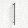 Aquaperla 950mm Round Vertical Electric Heated Towel Rack Single Bar Stainless Steel Variant Colour Available