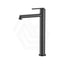 M#1(Gunmetal Grey) Aquaperla Caddence Round Brushed Gun Metal Grey Tall Basin Mixer Tap Gunmetal