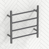 520x500x120mm Round Electric Heated Towel Rack 4 Bars Variant Colour Available