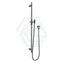 M#1(Gunmetal Grey) Aquaperla Caddence Round Brushed Gunmetal Shower Rail With Abs 3 Functions