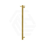 Aquaperla 950mm Round Vertical Electric Heated Towel Rack Single Bar Stainless Steel Variant Colour Available