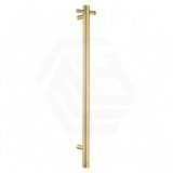 Aquaperla 950mm Round Vertical Electric Heated Towel Rack Stainless Steel Variant Colour Available (with Timer)