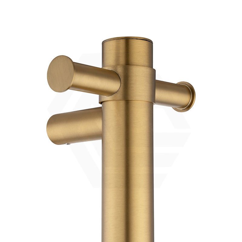 Aquaperla 950mm Round Vertical Electric Heated Towel Rack Stainless Steel Variant Colour Available (with Timer)