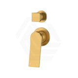 Aquaperla RUSHY Solid Brass Wall Mixer with Diverter Round Cover Plate Variant Colour Available