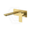 Aquaperla Vog Series Square Bath/Basin Wall Mixer With Spout Brushed Brass/Brushed Nickel/Gunmetal