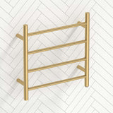 520x500x120mm Round Electric Heated Towel Rack 4 Bars Variant Colour Available
