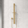 Aquaperla Square Single Shower Rail with PVC Water Hose & Wall Connector Only Variant Colour Available