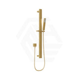 Aquaperla Square Sliding Shower Rail with Single Function Handheld Shower Set Variant Colour Available