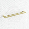 Aquaperla RUSHY 600/800mm Stainless Steel Double Towel Rail Variant Colour Available