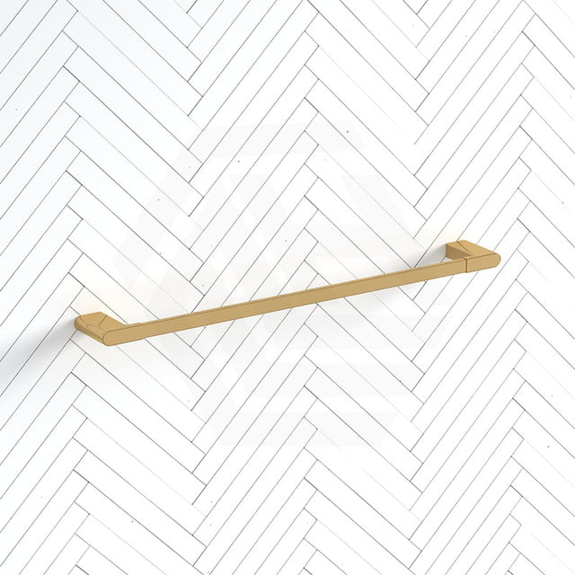 Aquaperla Vog Series 600/800Mm Single Towel Rail Brushed Brass/Brushed Nickel/Gunmetal Grey Rails