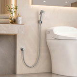 Aquaperla Brass Square Toilet Bidet Spray Kit with 1.2m Stainless Steel Hose - Variant Colour Available