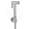 Aquaperla Round Brass Toilet Bidet Spray Kit with 1.2m Stainless Steel Water Hose Variant Colour Available