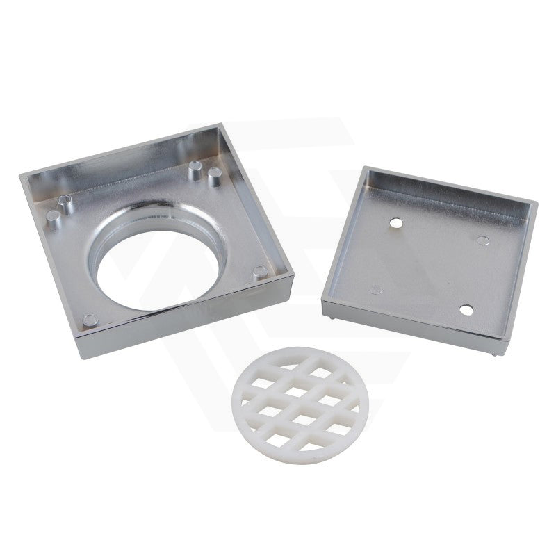 Aquaperla 115mm Brass Floor Waste 90mm Outlet Smart Tile Insert Variant Colour Available