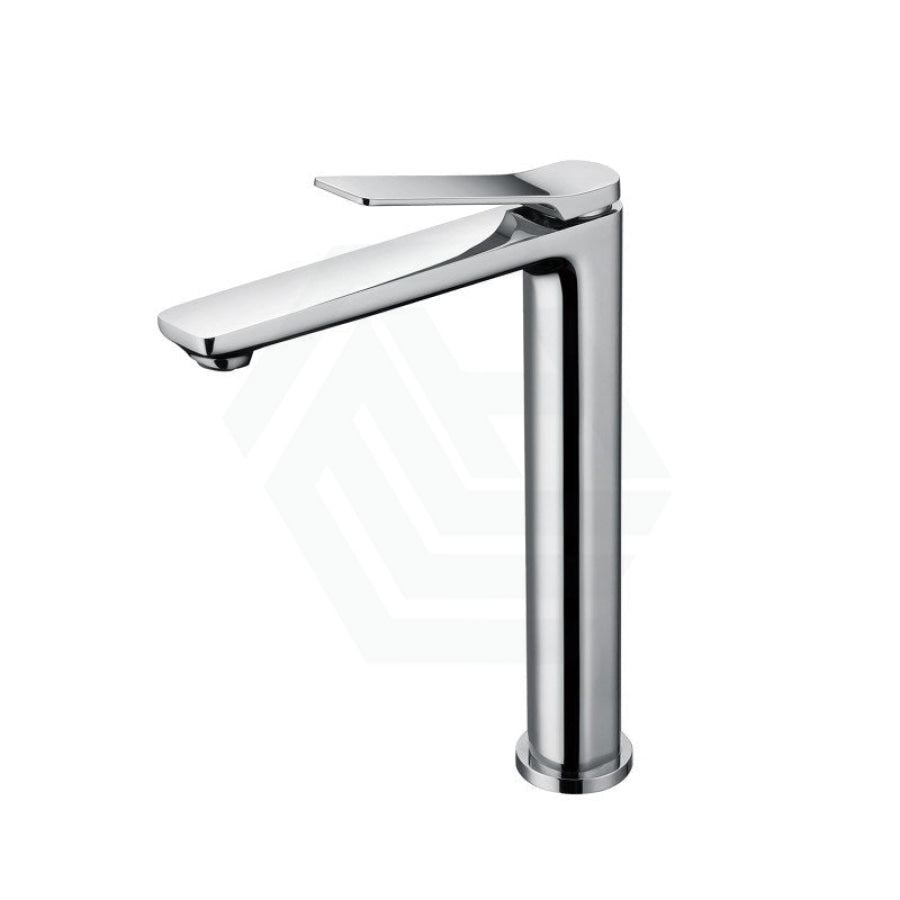 Aquaperla RUSHY Solid Brass Tall Basin Mixer Tap Vanity Tap Chrome/Black