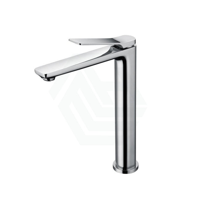 Aquaperla RUSHY Solid Brass Tall Basin Mixer Tap Vanity Tap Chrome/Black