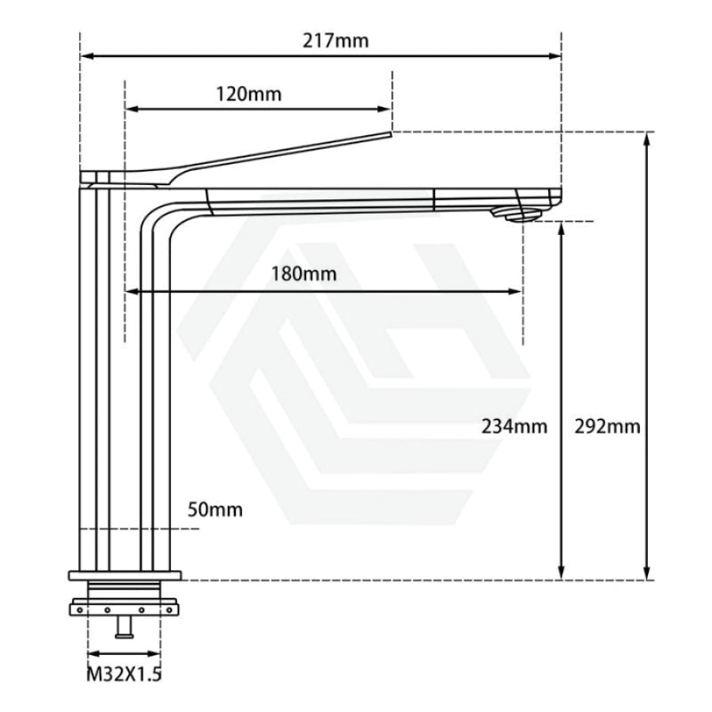 Aquaperla RUSHY Solid Brass Tall Basin Mixer Tap Vanity Tap Variant Colour Available