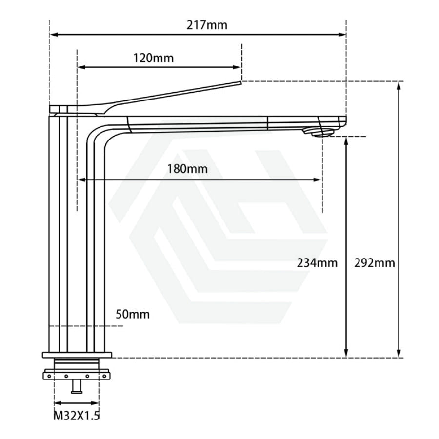Aquaperla RUSHY Solid Brass Tall Basin Mixer Tap Vanity Tap Variant Colour Available