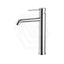 Lucid Pin Round Chrome Tall Basin Mixer Tap Bathroom Vanity Mixers