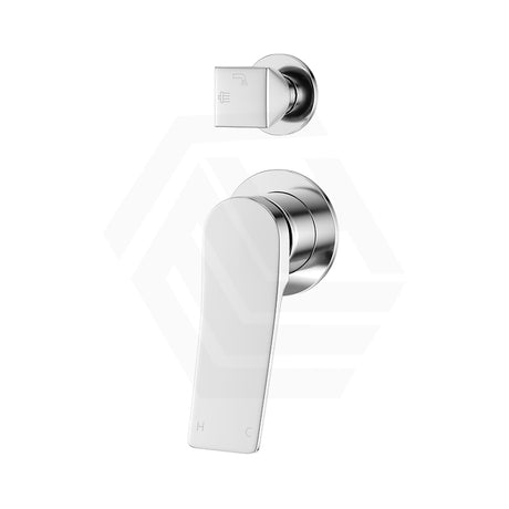 Aquaperla RUSHY Solid Brass Wall Mixer with Diverter Round Cover Plate Variant Colour Available