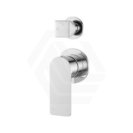 Aquaperla VOG Brass Wall Mixer with Diverter Round Cover Plate In Various Colour