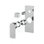 Aquaperla Vog Series Wall Diverter Mixer Trim Kit Only Chrome/Matt Black/Brushed Brass/Brushed